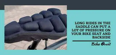 Bike seat cushion for long rides