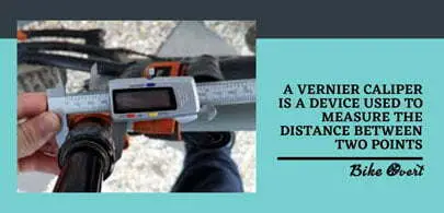 How to use a vernier caliper to measure bike seat clamp