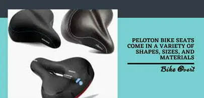 What are the types of peloton bike seats?