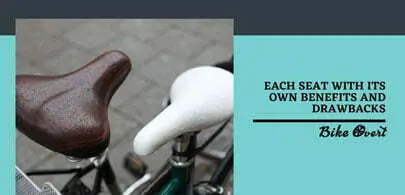 Different types of bike seats