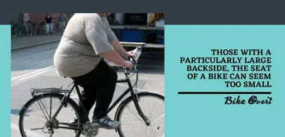 Is a bigger bike seat better for a big bum?
