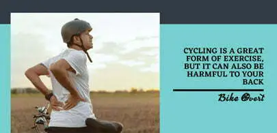 What is the relation between cycling and herniated disc?