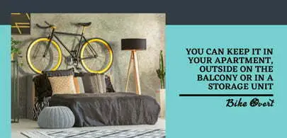 Where can I keep my bike in my apartment?